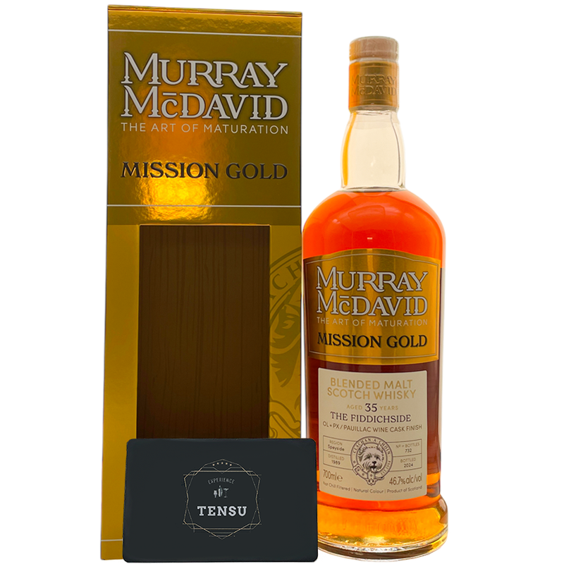 The Fiddichside 35Y (1989-2024) OL+PX/Pauillac Wine Cask Finish 46.7 Mission Gold "Murray McDavid"