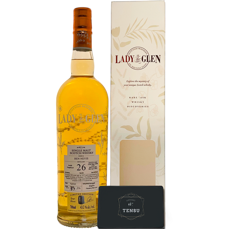 Ben Nevis 26Y (1998-2025) Refill Hogshead 43.2 "Lady of the Glen"