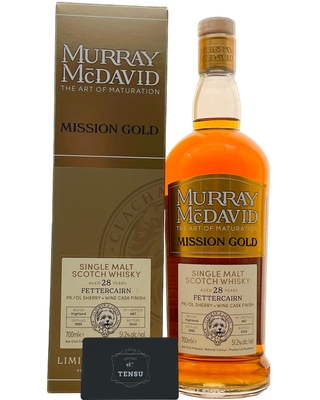 Fettercairn 28Y (1995-2024) PX, OL Sherry + Wine Cask Finish 51.2 Mission Gold "Murray McDavid"