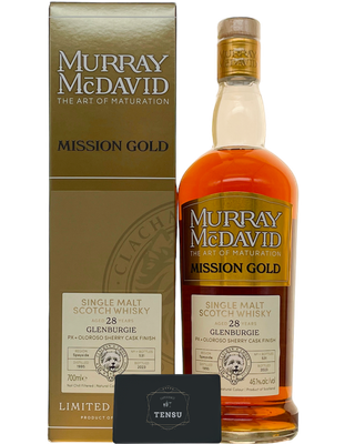 Glenburgie 28Y (1995-2023) PX+OL Sherry Cask Finish 46.1 Mission Gold "Murray McDavid"