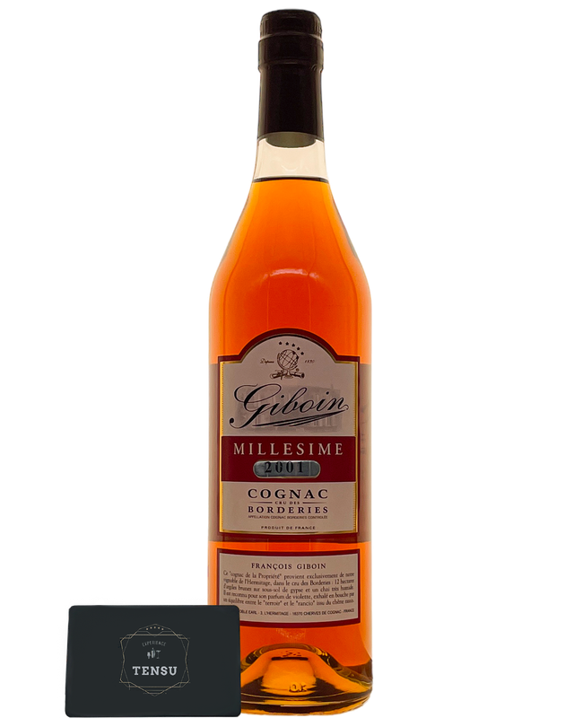 Giboin Millesime (2001-2023) -Cognac Cru des Borderies- 53.6 Single Cask "OB"