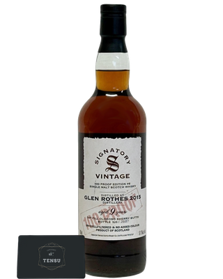 Glenrothes 9Y 100 PROOF Edition #6 (2015-2024) 1st Fill Oloroso Sherry Butts 57.1 "Signatory"