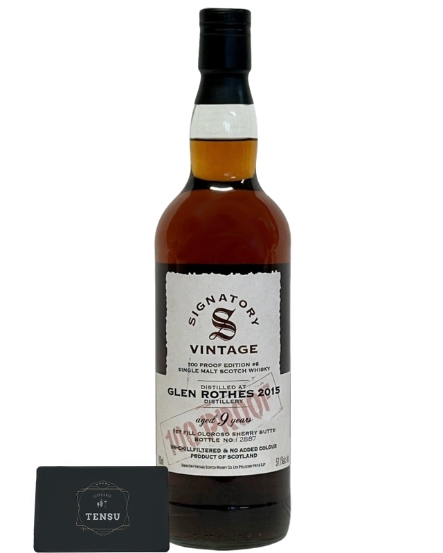 Glenrothes 9Y 100 PROOF Edition #6 (2015-2024) 1st Fill Oloroso Sherry Butts 57.1 "Signatory"