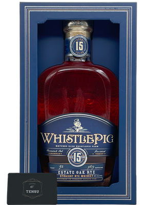 Whistlepig 15 Years Old Straight Rye Whiskey - Vermont Estate Oak Finish - 46.0 "OB"