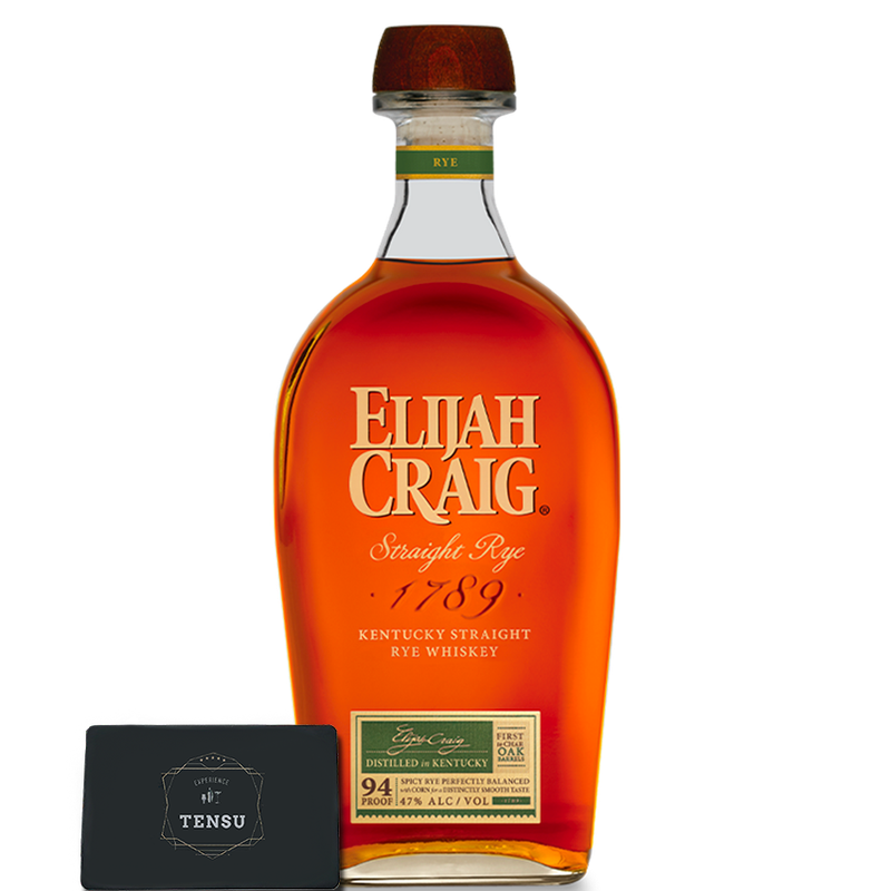 Elijah Craig Kentucky Straight Rye Whiskey 94 Proof 47.0 "OB"