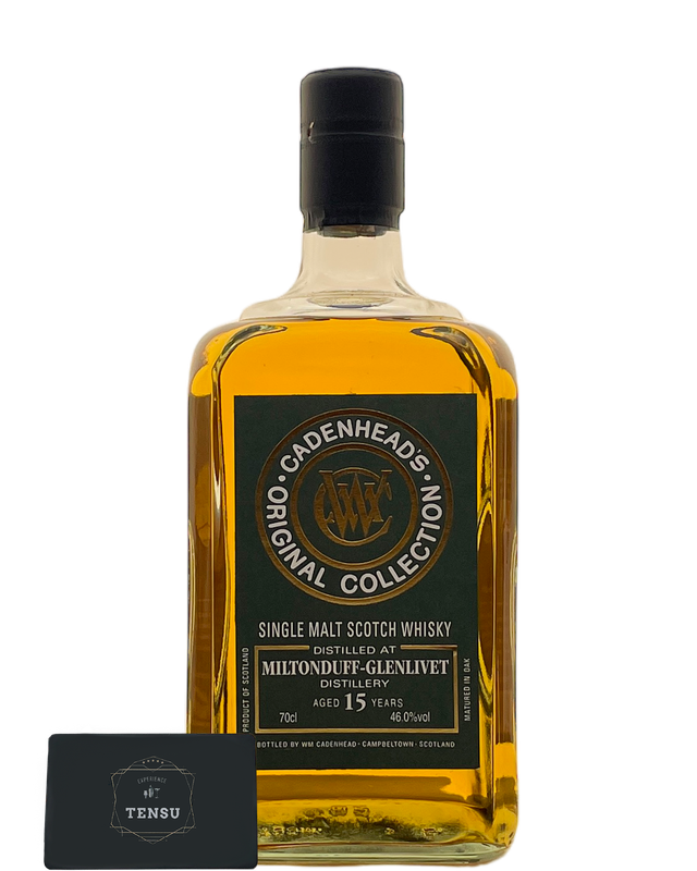 Miltonduff - Glenlivet 15Y (10-04-2024) Bourbon Cask 46.0 "Cadenhead's"
