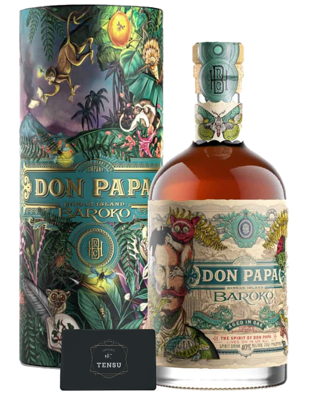 Don Papa Baroko + Giftbox (2023) 40.0 "Bleeding Heart Rum Company"