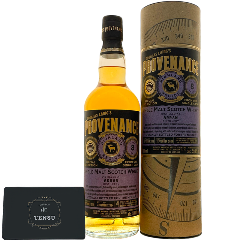 Arran 8Y Provenance (2016-2024) Ex-Bourbon Barrel 59.8 For The Nectar "Douglas Laing"