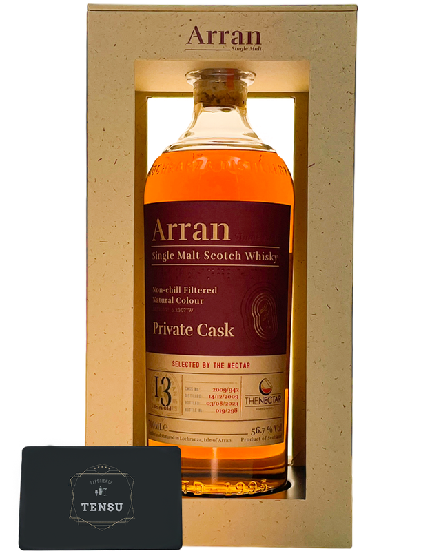 Arran 13 Years Old (2009-2023) 56.7 Private Cask "For the Nectar"
