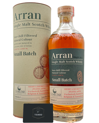 Arran Peated Sherry &amp; Bourbon Cask -Small Batch 5- BeLux Exclusive (2023) 54.9 "For The Nectar"
