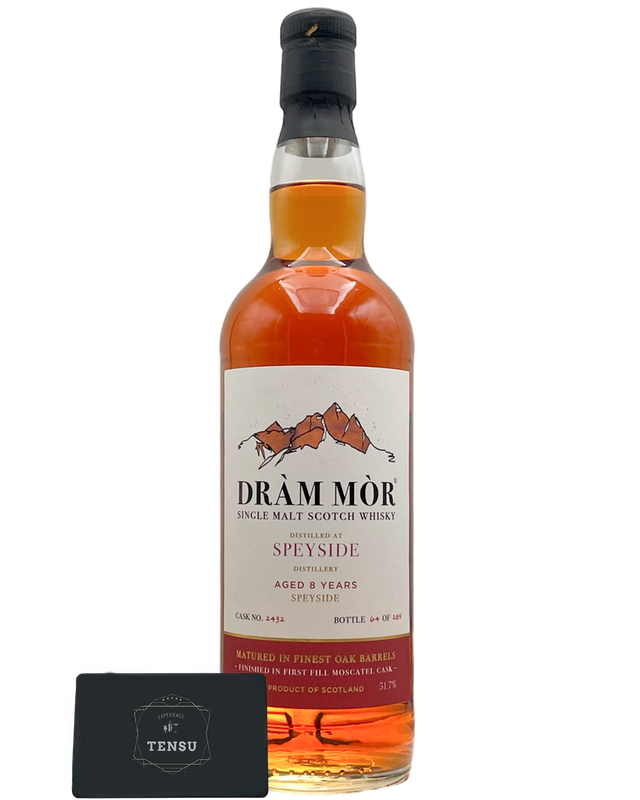 Speyside Distillery 8Y (2014-2023) First Fill Moscatel Finish 51.7 "Dram Mor"