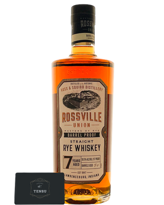 Rossville Union 7Y Barrel Proof -Straight Rye Whiskey- 58.5 "OB"
