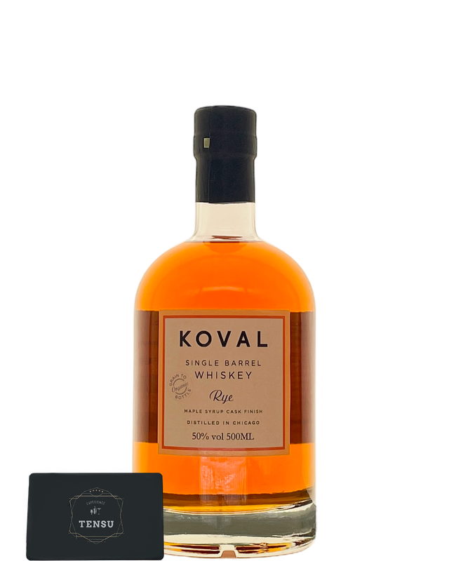 Koval Rye (Single Barrel Rye Whiskey) Maple Syrup Cask Finish 50.0 "OB"
