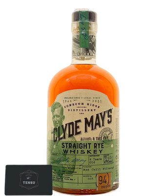 Clyde May's 4Y Straight Rye Whiskey 47.0 "OB"