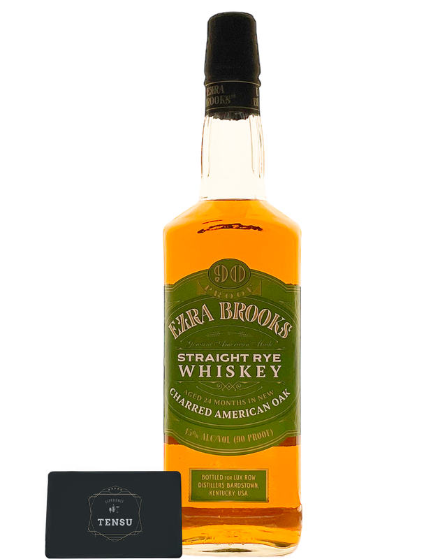 Ezra Brooks Straight Rye Whiskey 24M Charred AO 45.0 "MH"