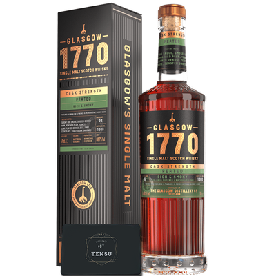 Glasgow Distillery 1770 SM Cask Strength Batch No.2 Peated Rich &amp; Smoky (2024) Virgin Oak &amp; PX Finish 60.7 "OB"