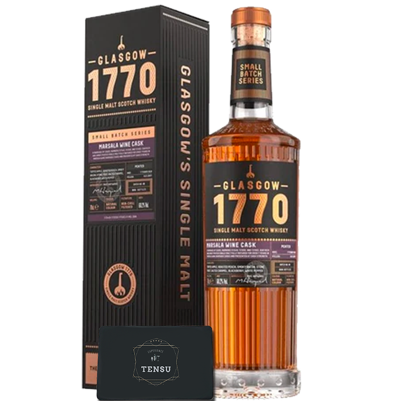 Glasgow Distillery 1770 7Y CS Peated SM Batch No.1 (2017-2024) Marsala Wine Cask  60.2 SBS "OB"