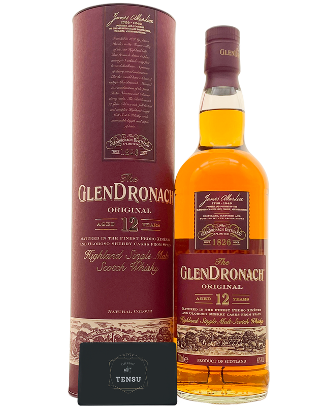GlenDronach 12 Years Old (2023) PX &amp; Oloroso Sherry Casks 43.0 "OB"