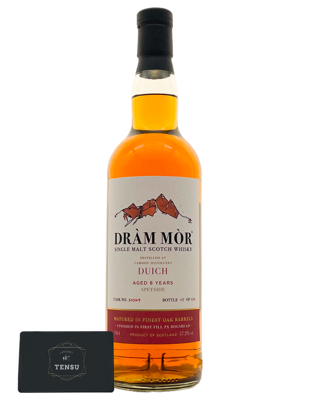 Duich / Tamdhu 8Y (2016-2024) 1st Fill PX Hogshead Finish 57.2 "Dram Mor"