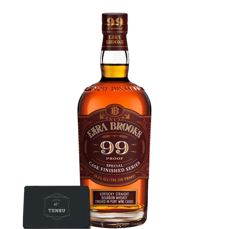 Ezra Brooks - Kentucky Straight Bourbon Whiskey - Port Wine Cask Finish 49.5 Cask Finished Series "OB"