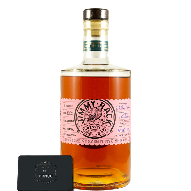 Jimmy Rack Tennessee Cask Strength Rye Whiskey - Limited Edition - Batch 01 61.15 "OB"