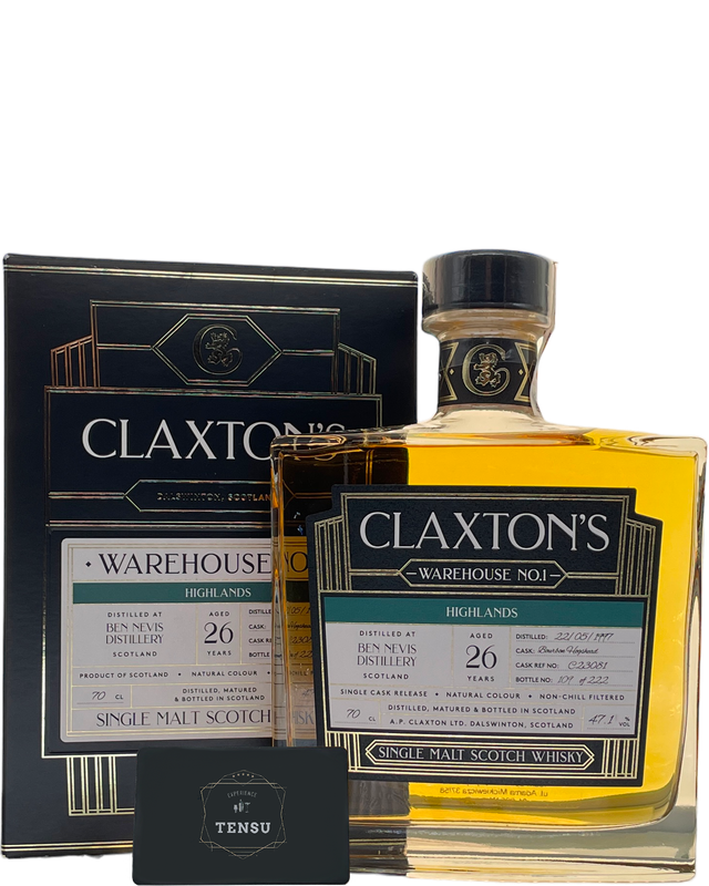 Ben Nevis 26Y (1997-2023) Bourbon Hogshead 47.1 Warehouse No.1 "Claxton's"