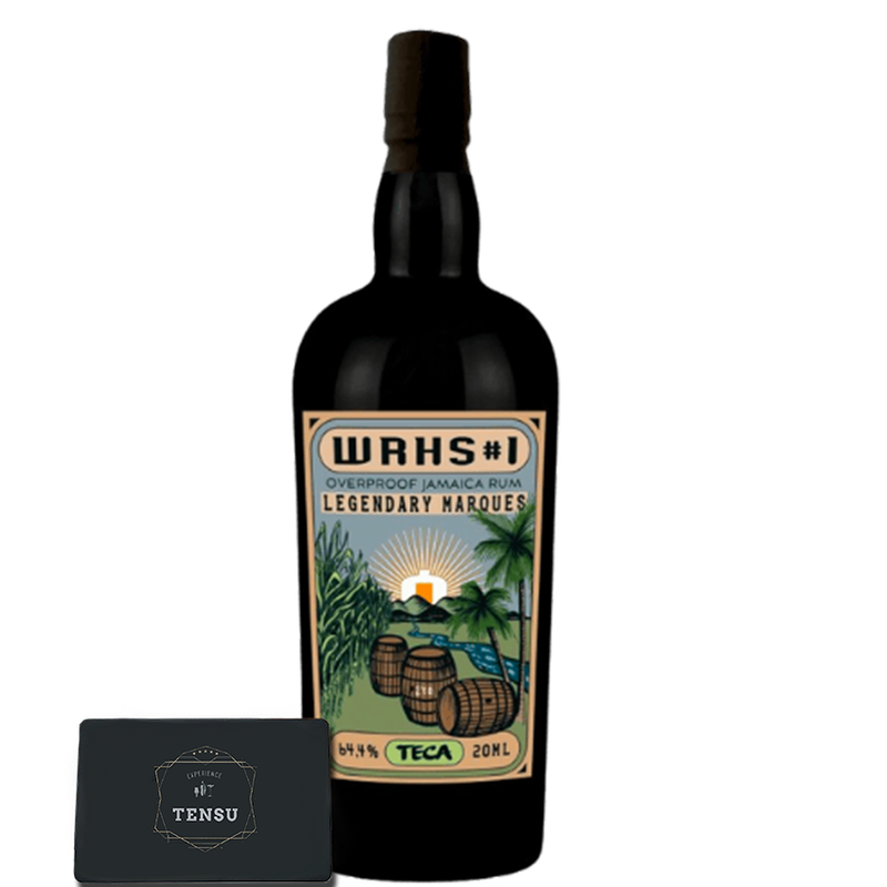 Long Pond 2Y TECA WRHS#1 Overproof Jamaican Rum Legendary Marques 64.4 "WRHS1"