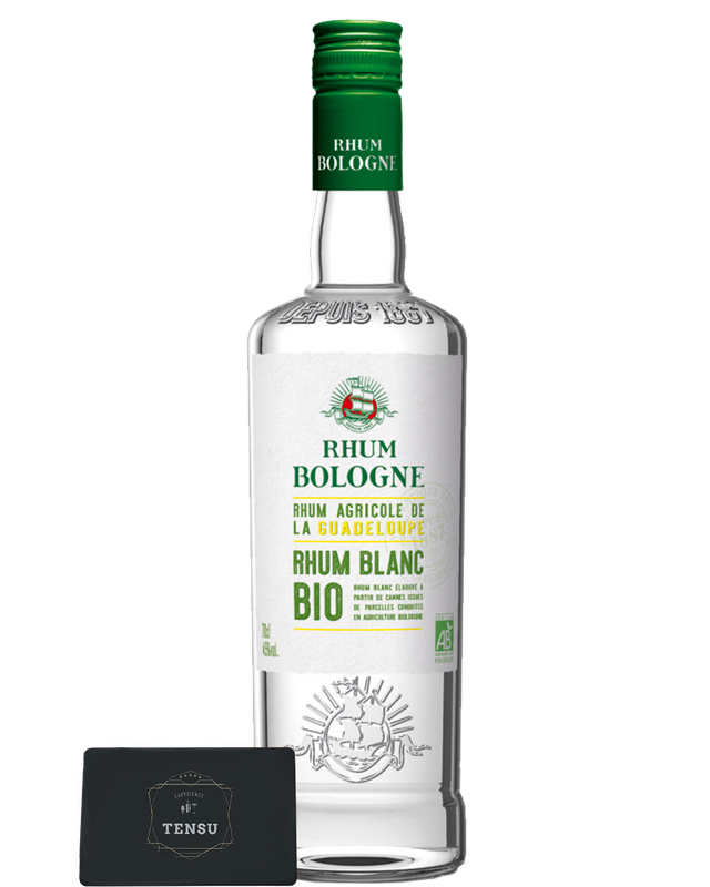 Rhum Bologne Blanc Bio -Rhum Agricole de la Guadeloupe- 45.0 "OB"