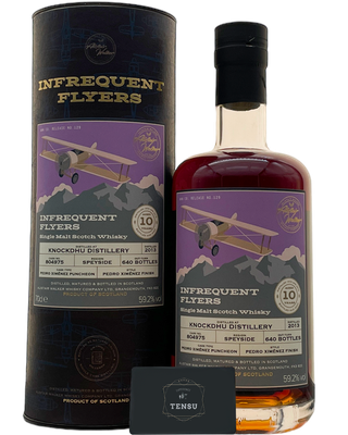 Knockdhu 10Y (2013-2023) Pedro-Ximenez Puncheon 59.2 N°129 "Infrequent Flyers" AWWC