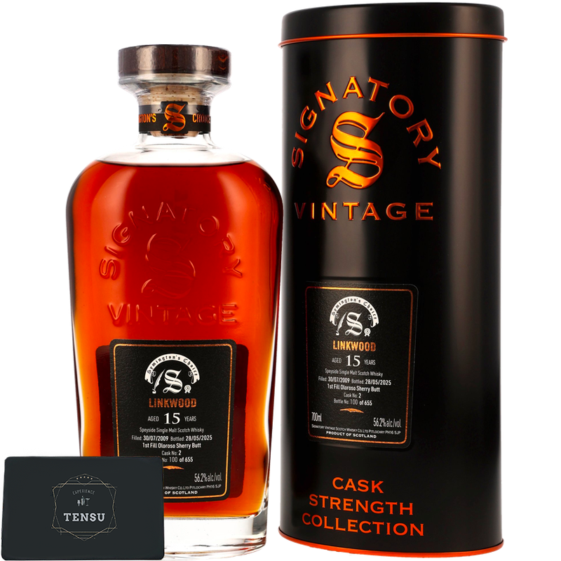 Linkwood 15Y (2009-2025) 1st Fill Oloroso Sherry Butt #2 56.2 Symington's Choice CSC "Signatory"