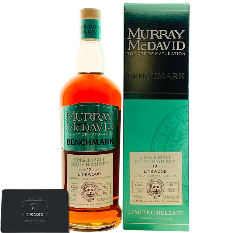 Linkwood 12Y (2012-2025) Bourbon Hogshead &amp; 1st fill Oloroso + Tawny Port Finish 54.4 Benchmark "Murray McDavid"
