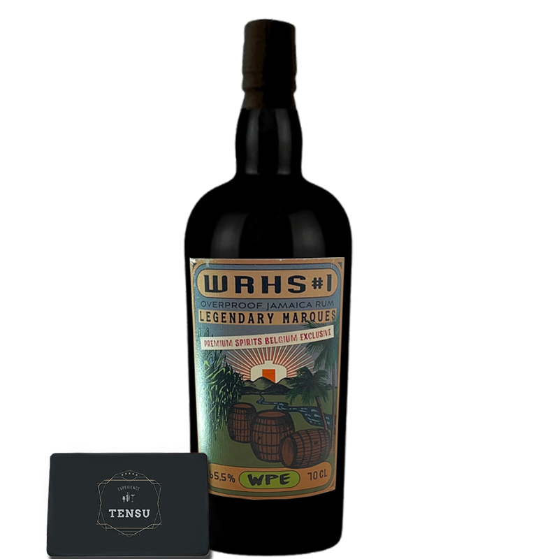 Worthy Park WPE WRHS#1 Overproof Jamaica Rum Legendary Marques Premium Spirits Belgium Exclusive 65.5 "WRHS1"