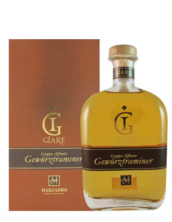 Grappa Marzadro Giare Gewürztraminer Monovitigno 41.0 (70CL) "OB"