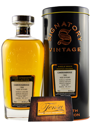Cameronbridge 34 Years Old (1984-2018) 49.8 CSC &quot;Signatory&quot;