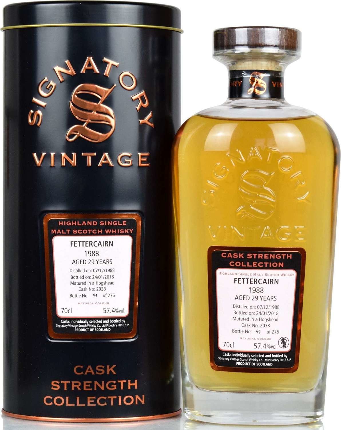 Fettercairn 29 Years Old (1988-2018) 57.4 "Signatory"