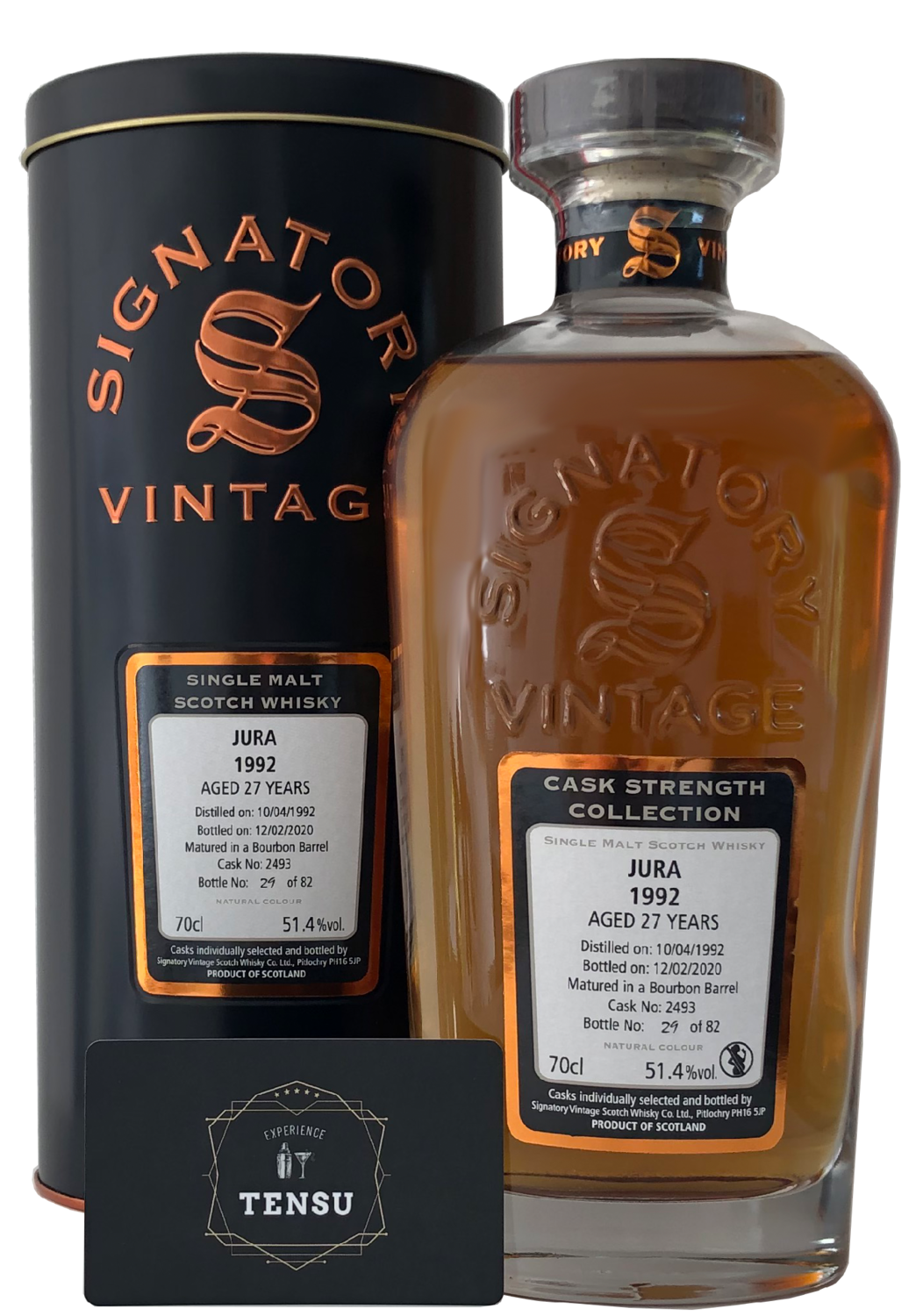 Jura 27Y (1992-2020) Bourbon Barrel 51.4 CSC "Signatory"
