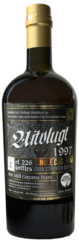 Uitvlugt 22 YO (1997-2019) Cask Strength 51.4 "Silent Ambassador"
