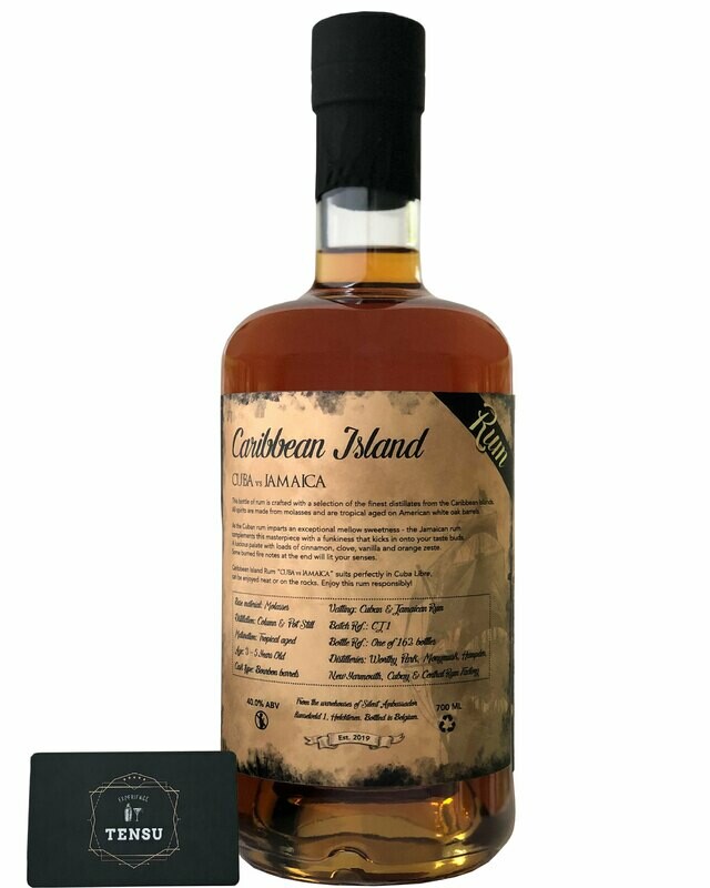 Caribbean Island Rum - Cuba Vs Jamaica (Batch 1) 40.0 "Silent Ambassador" [SAMPLE 2CL]