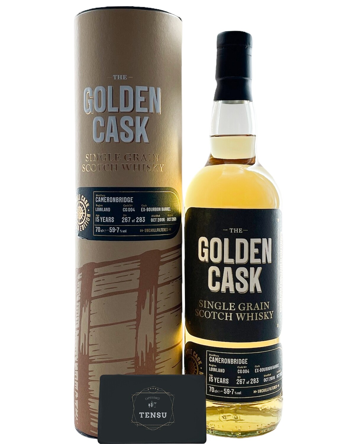 Cameronbridge 15Y (2006-2021) Bourbon Cask 59.7 "Golden Cask"
