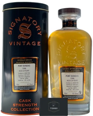Port Dundas 24Y (1996-2021) Hogshead 57.3 CSC "Signatory" [CLOSED DISTILLERY]