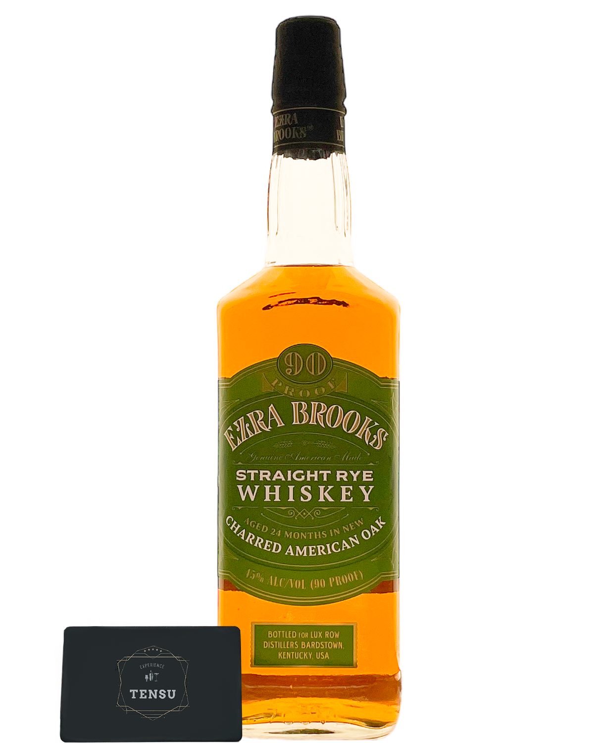 Ezra Brooks Straight Rye Whiskey 24M Charred AO 45.0 "MH"