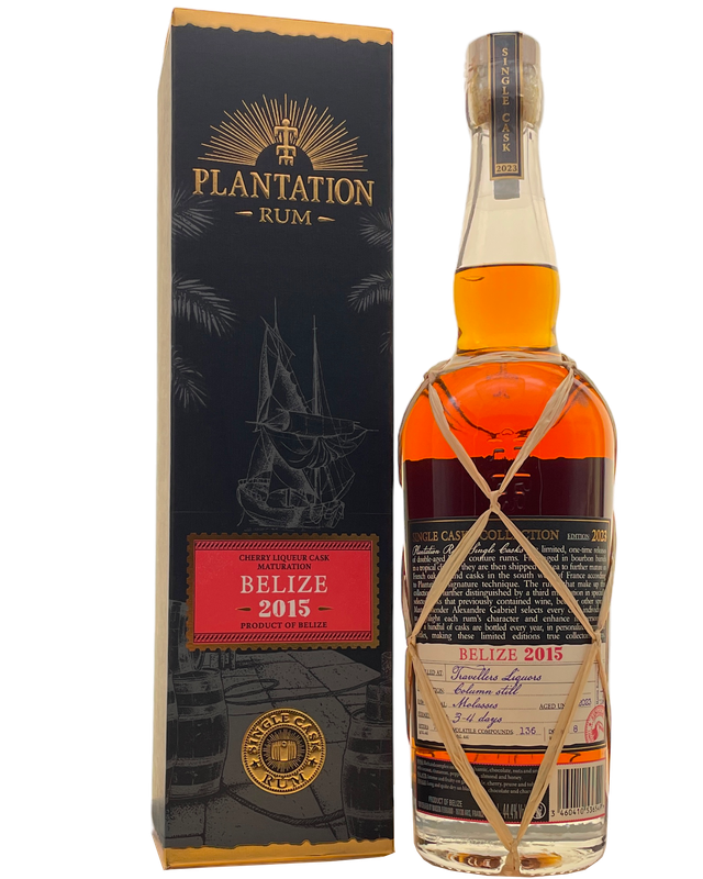 Plantation Belize Vintage 2015 (2015-2023) Cherry Liqueur Cask 44.4 SCC "Maison Ferrand"