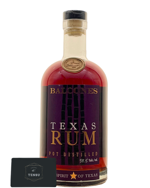 Balcones Texas Rum 58.5 "OB"