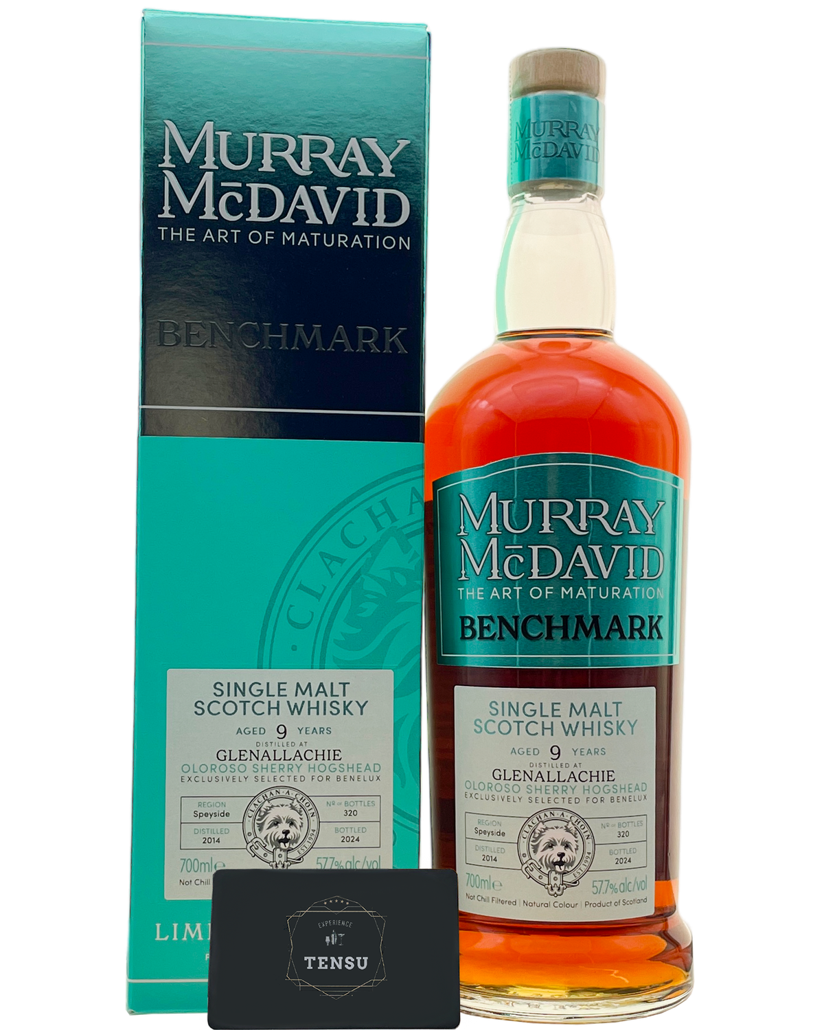 GlenAllachie 9Y (2014-2024) Oloroso Sherry Hogshead 57.7 Benchmark BeNeLux Exclusive "Murray McDavid"