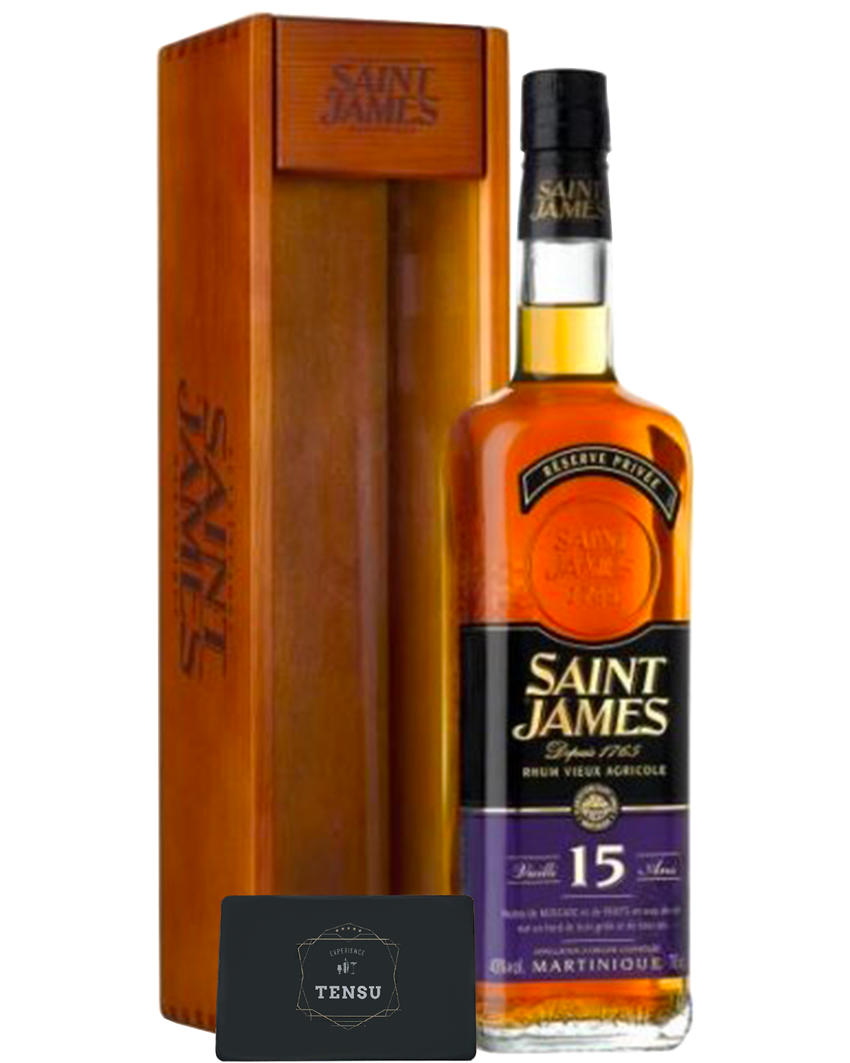 Saint James 15 Years Old - Rhum Vieux Agricole - 43.0 "OB"