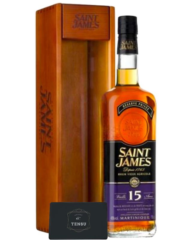 Saint James 15 Years Old - Rhum Vieux Agricole - 43.0 "OB"