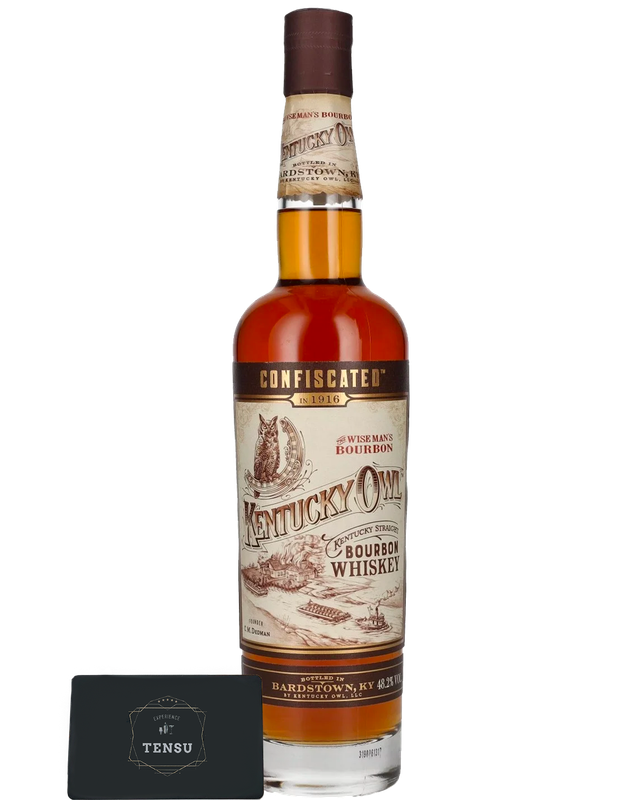 Kentucky Owl Confiscated in 1916 -The Wise Man's Bourbon- 48.2 "OB"