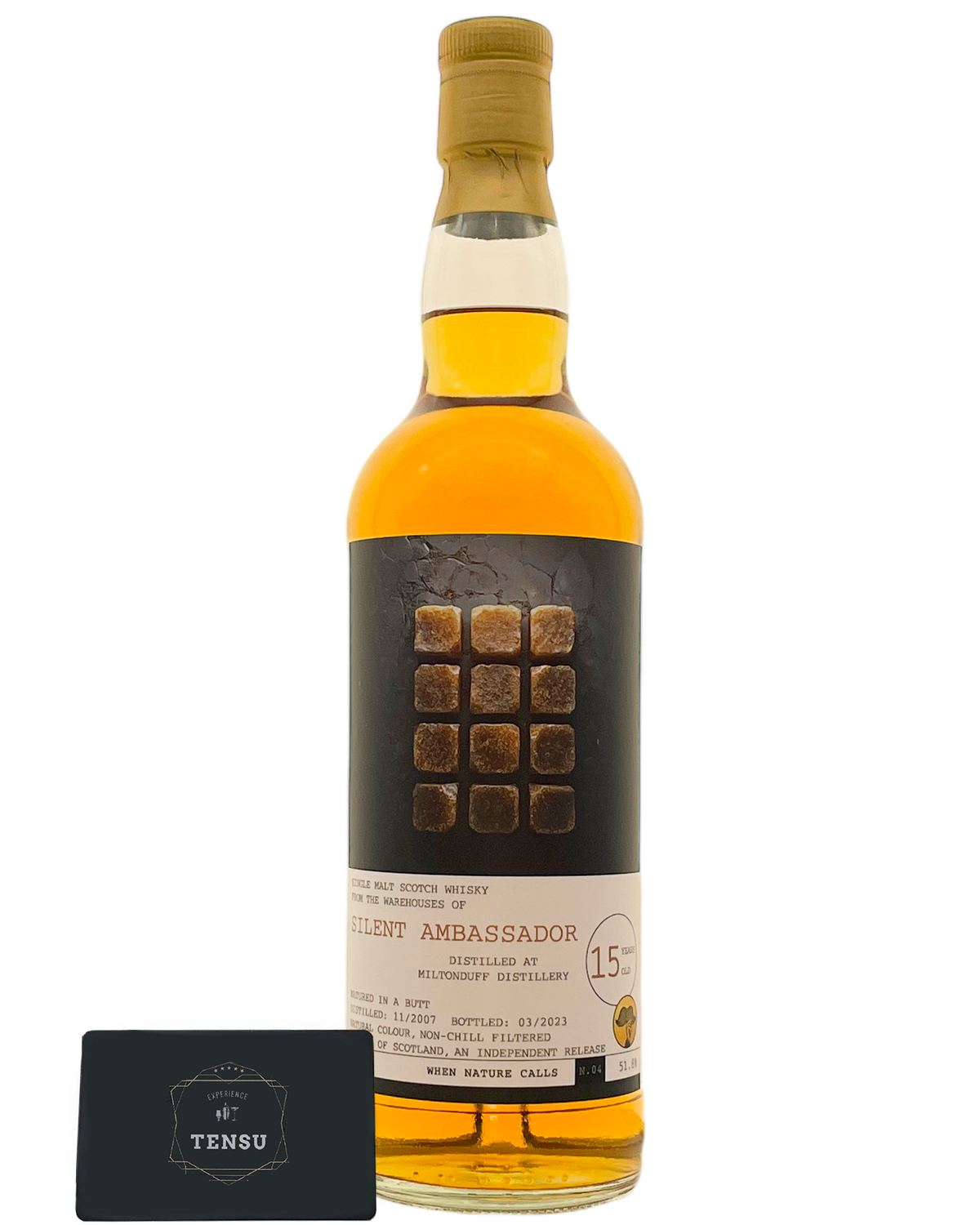 Miltonduff 15Y (2007-2023) Butt 51.8 WNC04 "Silent Ambassador"