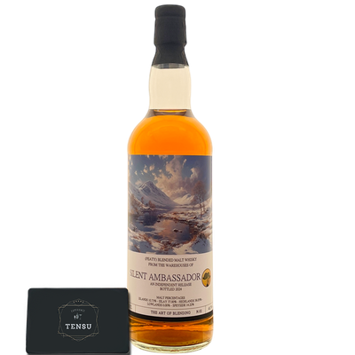 Peaty Blended Malt Whisky (2024) Ex-Bourbon, Sherry &amp; Rum Cask 48.3 AOB02 "Silent Ambassador"