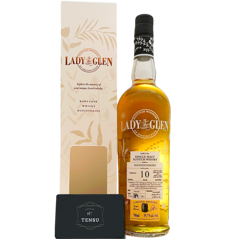 Mannochmore 10Y (2014-2024) Full Hogshead + 1st Fill Bourbon Ends Maturation 59.7  "Lady of the Glen"